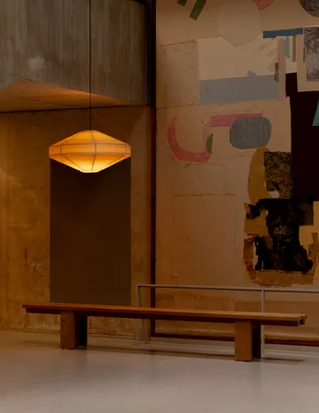 1003 Hans Pendant pendant - Matte oil-waxed pine, Ø60 cm - Vaarnii