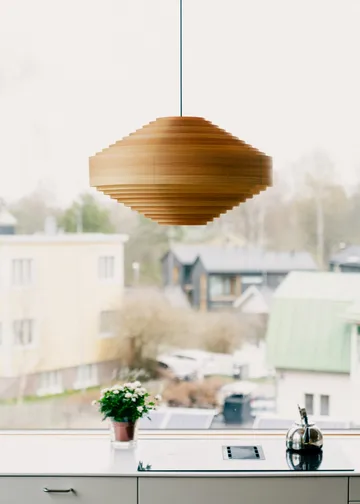 1003 Hans Pendant pendant - Matte oil-waxed pine, Ø60 cm - Vaarnii