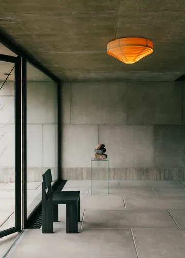 1005 Hans Ceiling Light plafond - Matt oil-waxed pine, Ø55 cm - Vaarnii