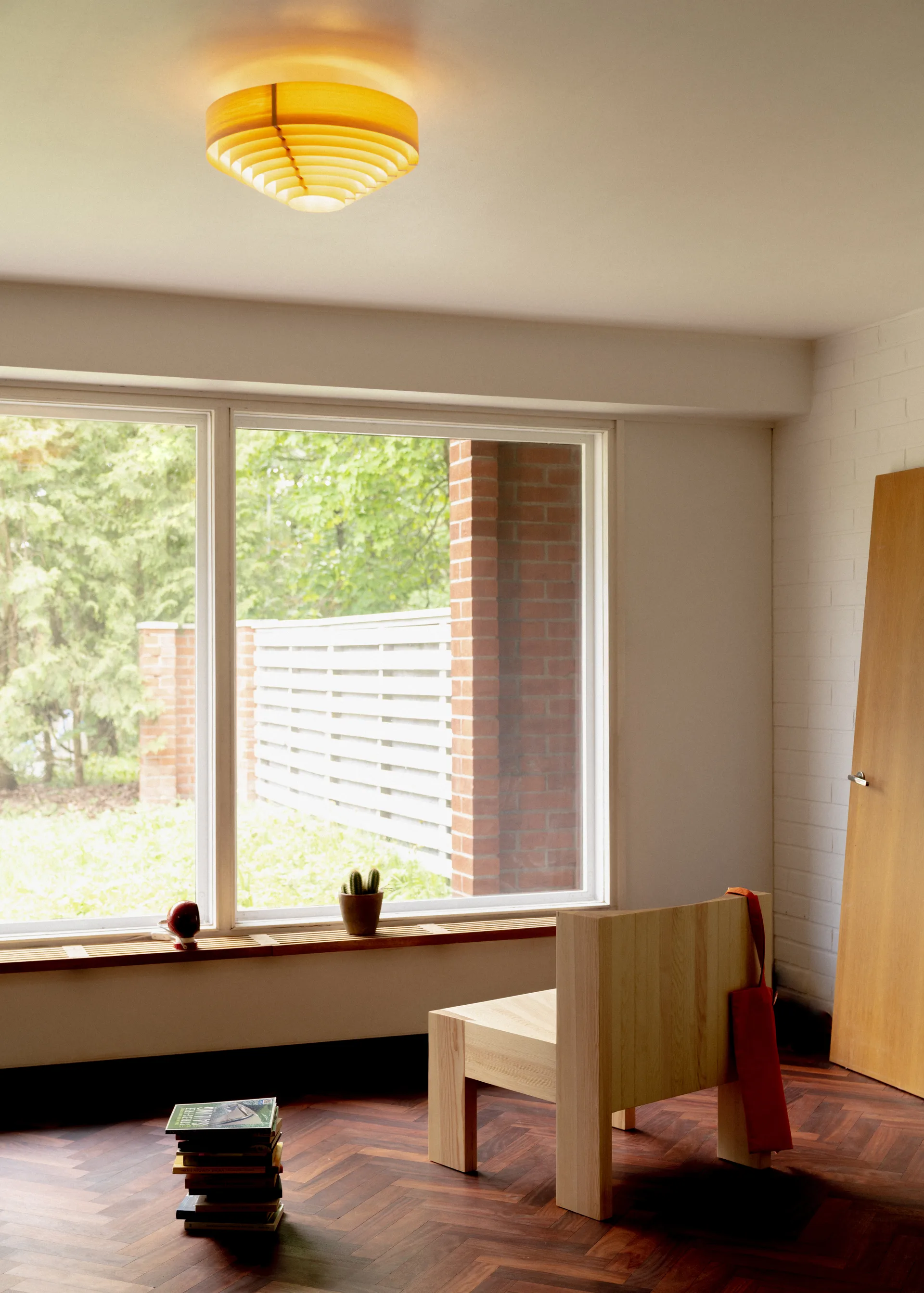 1005 Hans Ceiling Light plafond, Matte oil-waxed pine, Ø42 cm Vaarnii