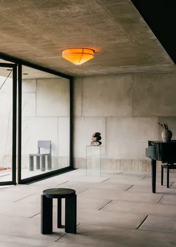 1005 Hans Ceiling Light plafond - Matte oil-waxed pine, Ø42 cm - Vaarnii