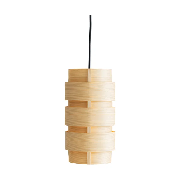1006 Hans Pendant pendant - Pine veneer, Ø14x26 cm - Vaarnii