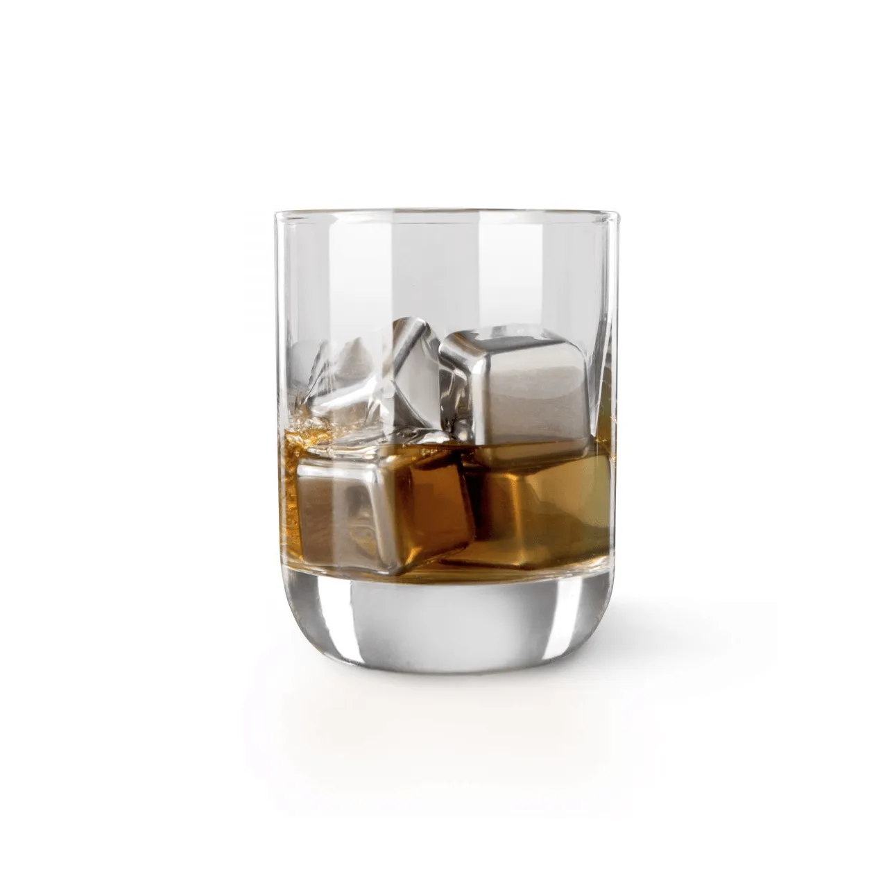 Vacuvin whiskey stones, Stainless steel, 4-pack Vacuvin