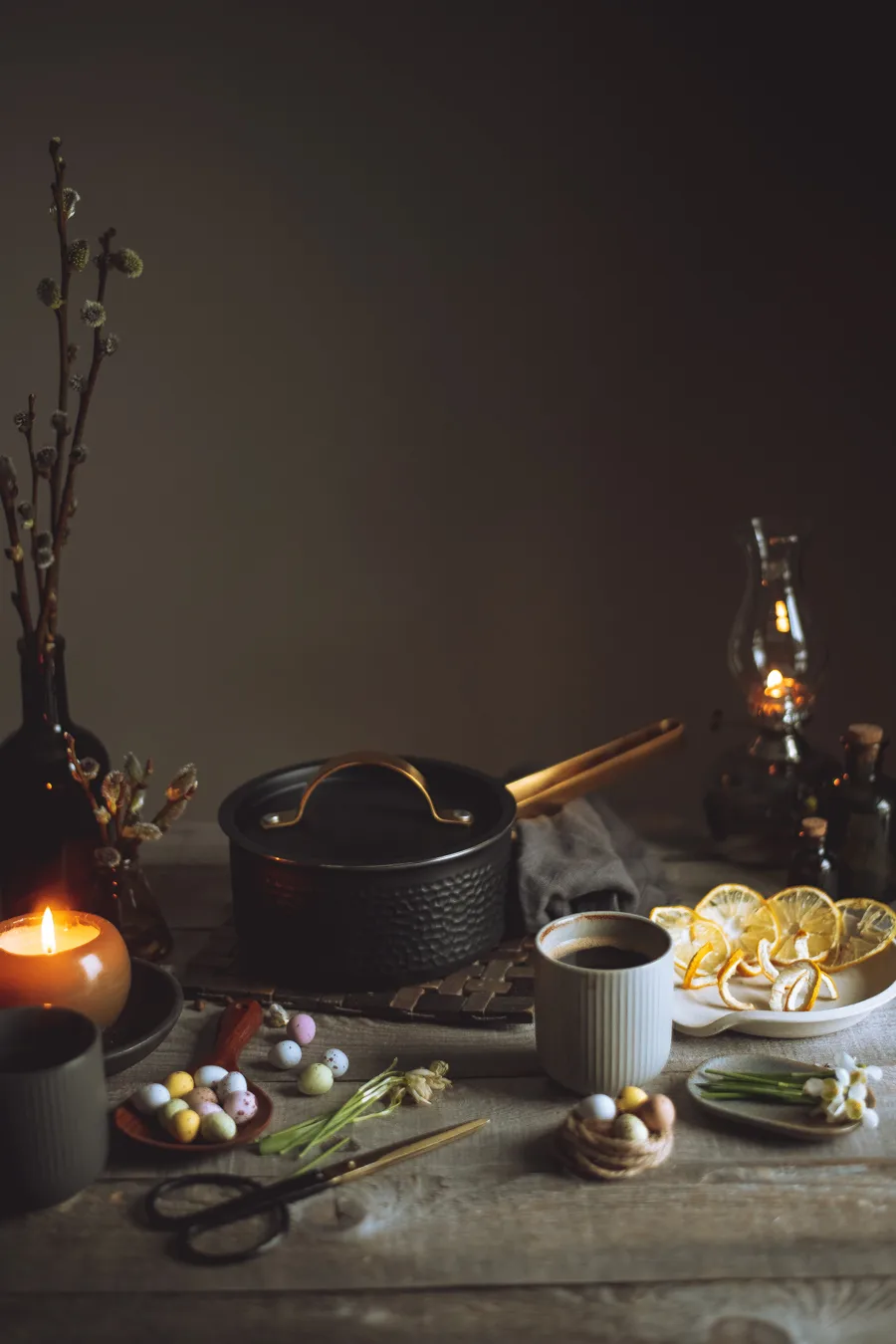 Arvet hammered black saucepan with lid, Viggo. 1 L Vargen & Thor