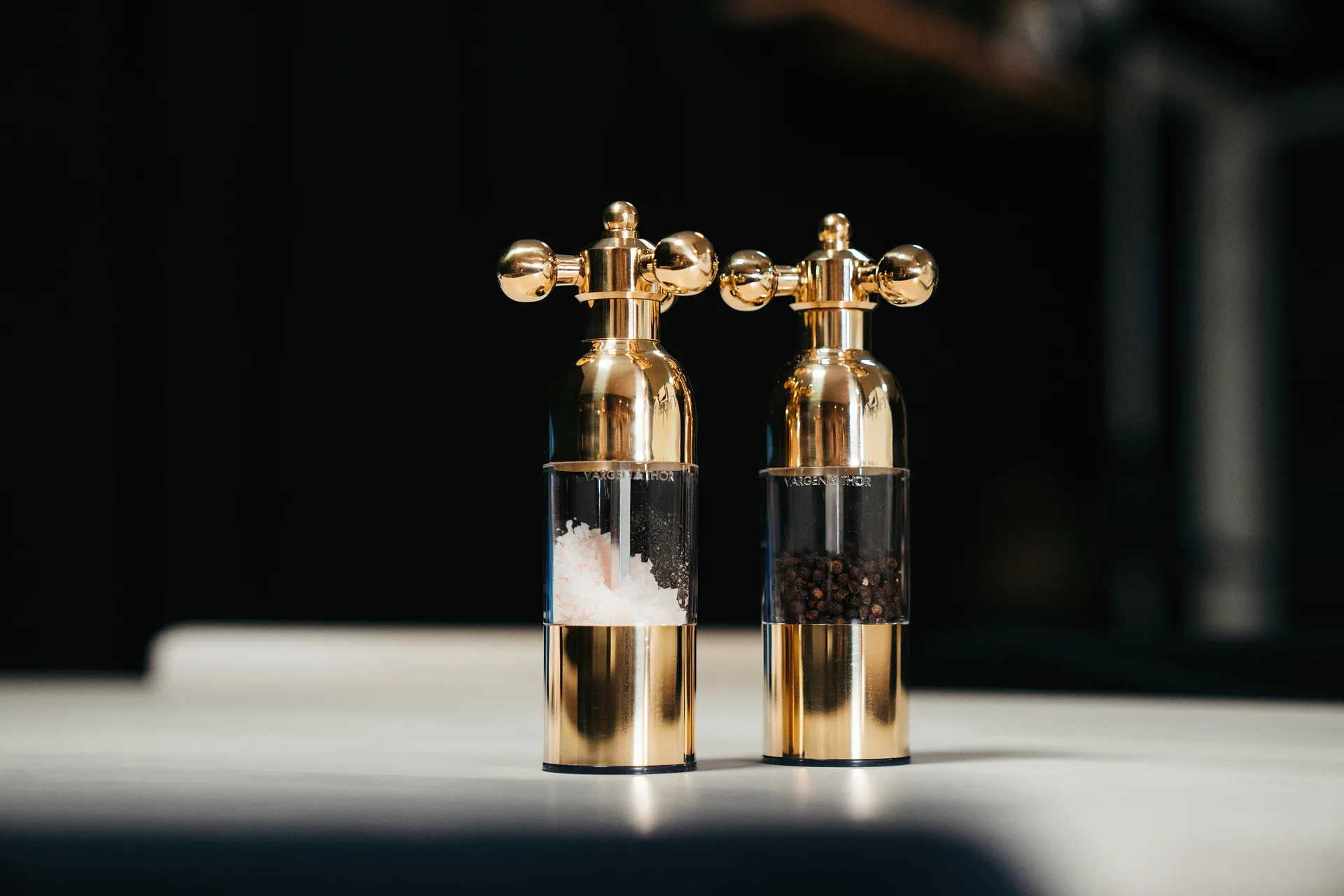 Axia salt- and pepper mill set, Cava Vargen & Thor