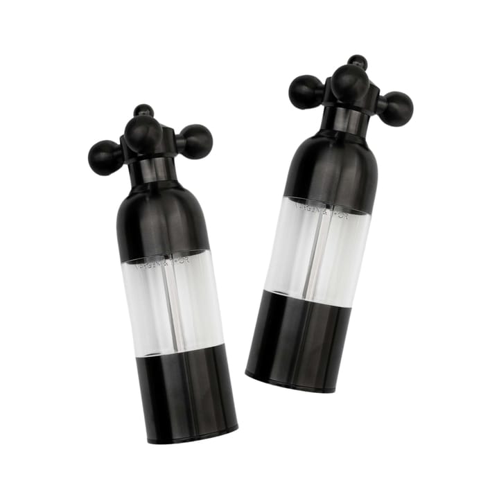 Axia salt- and pepper mill set - Matt black - Vargen & Thor