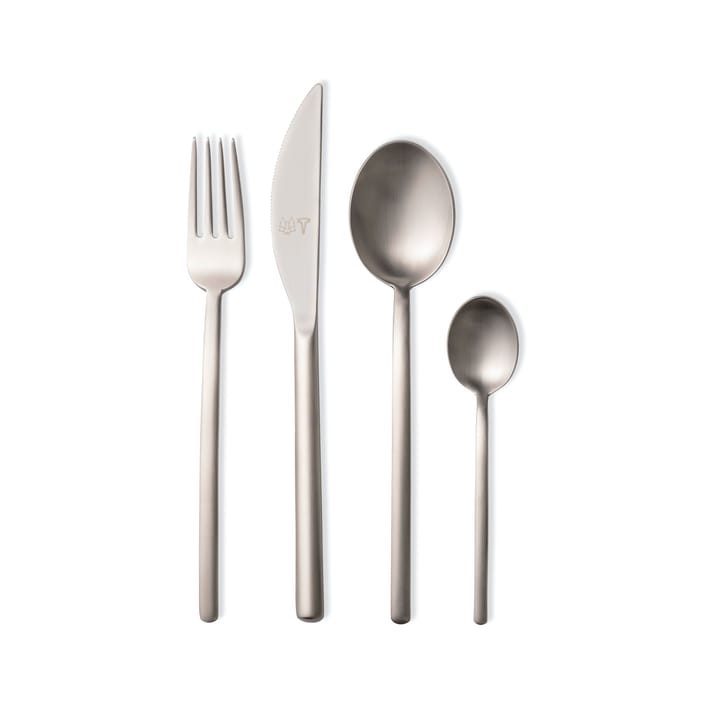 BAMBINI cutlery set 16 pieces - Brushed steel - Vargen & Thor