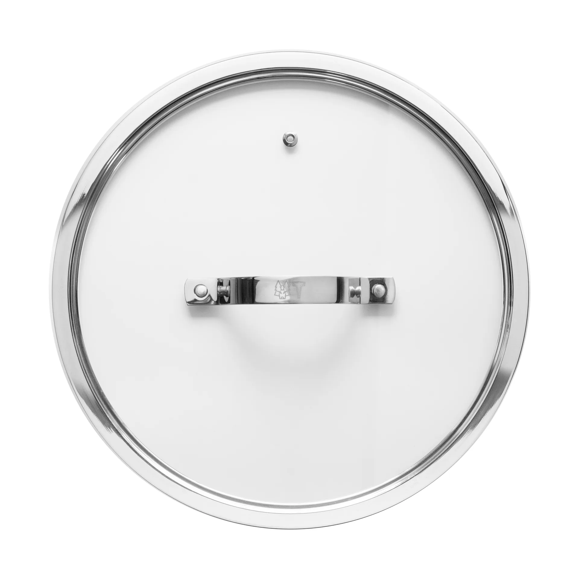 Basic glass lid, Silver, Ø28 cm Vargen & Thor