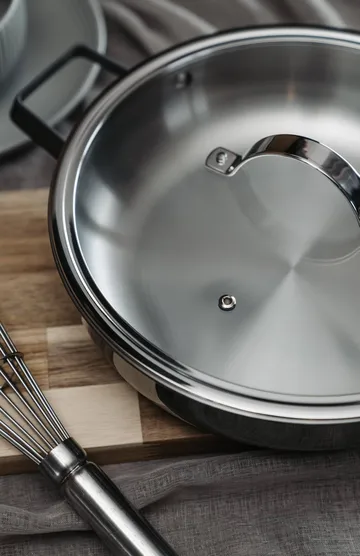 Basic glass lid - Silver, Ø28 cm - Vargen & Thor