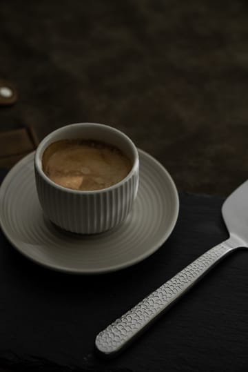 Duga espresso cup with saucer 4-pack - White. sandgrey. antracit. black - Vargen & Thor