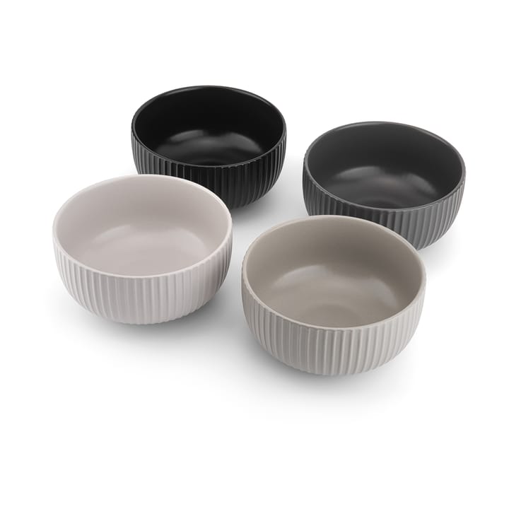 Duga flinga bowl 70 cl 4-pack, White. sandgrey. antracit. black Vargen & Thor