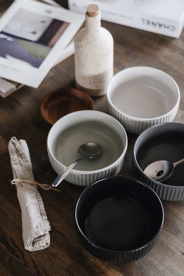 Duga flinga bowl 70 cl 4-pack - White. sandgrey. antracit. black - Vargen & Thor