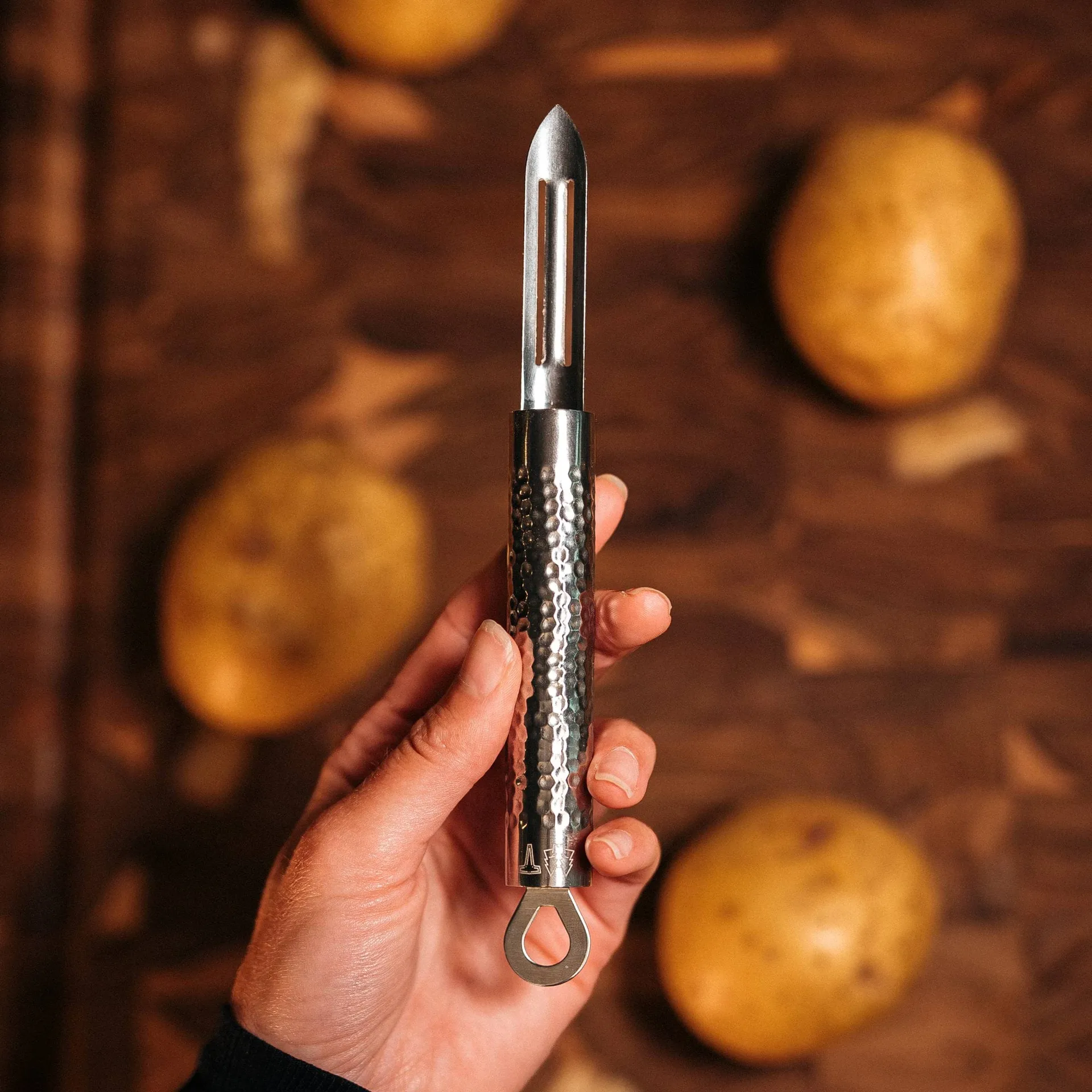 Frost potato peeler, Silver, 23 cm Vargen & Thor