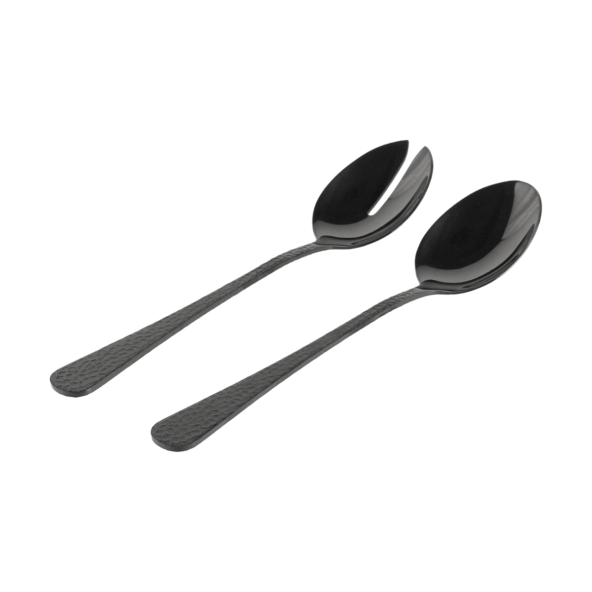 Vargen & Thor Frost salad cutlery Onyx | Scandinavian Design | Salad servers | Black