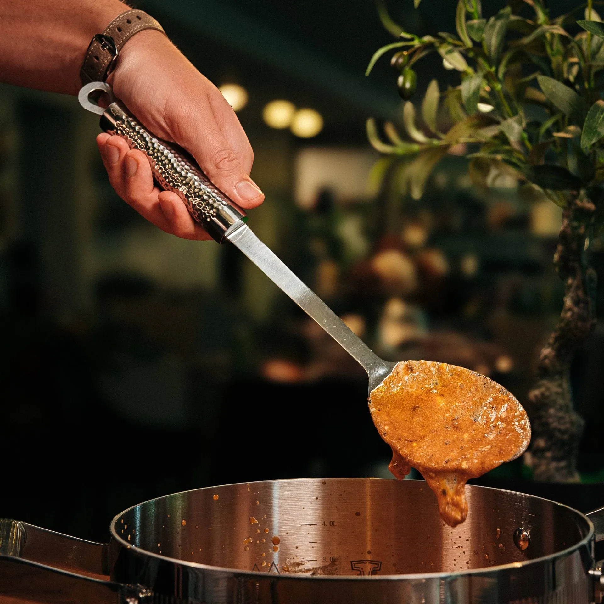 Frost soup ladle, Stainless steel, 35 cm Vargen & Thor