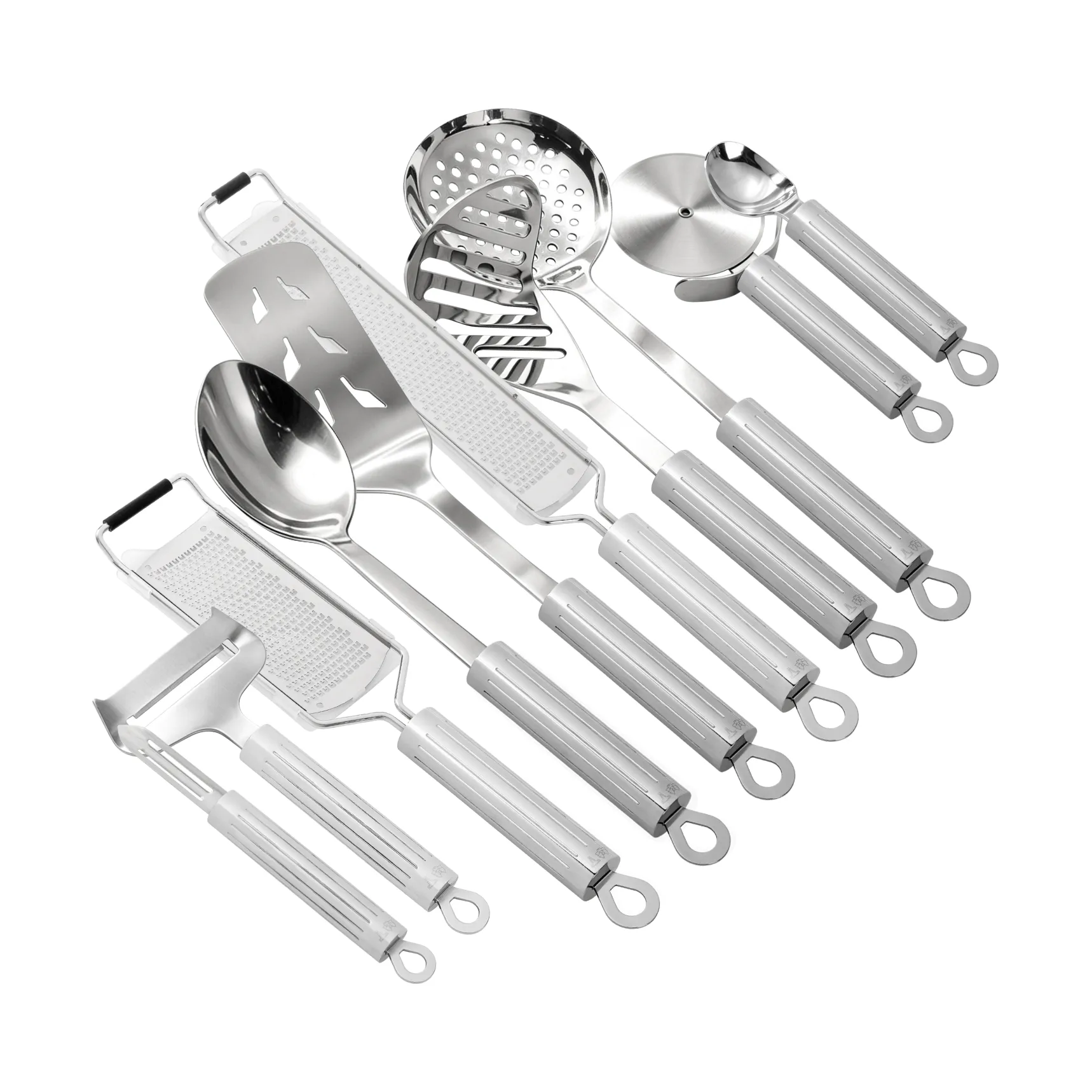 Glima accessory set, Silver, 10 pieces Vargen & Thor
