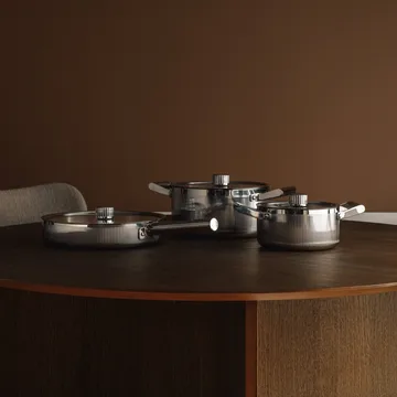 Glima Pro plus cookware set - Stainless steel, 6 pieces - Vargen & Thor