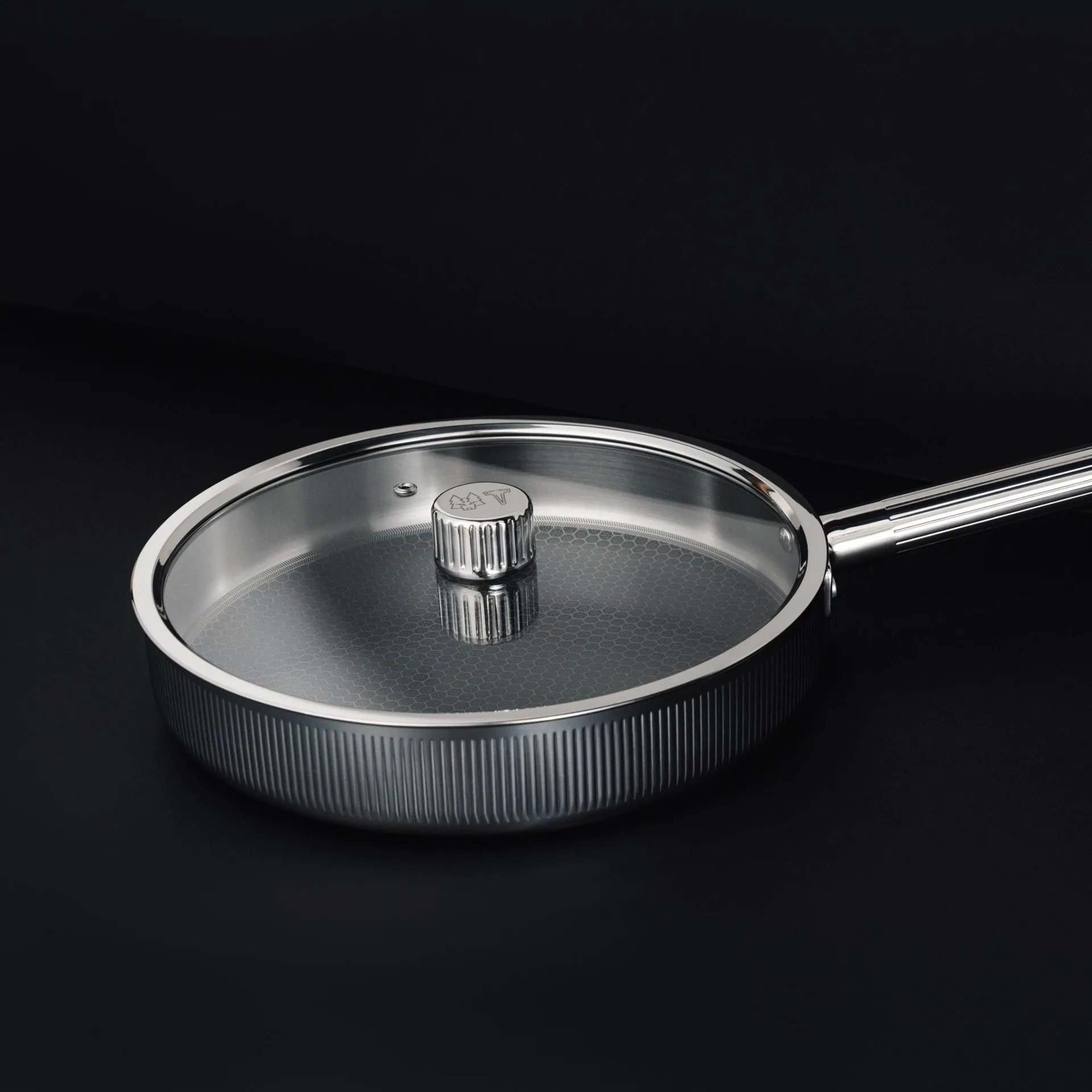 Glima sauté pan, Stainless steel, Ø28 cm Vargen & Thor