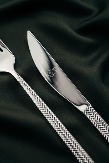 Glöd cutlery 16 pieces - Fishbone pattern - Vargen & Thor