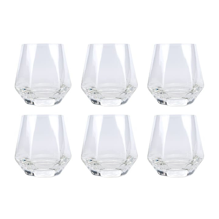 Hexa glass 30 cl 6-pack - Clear - Vargen & Thor