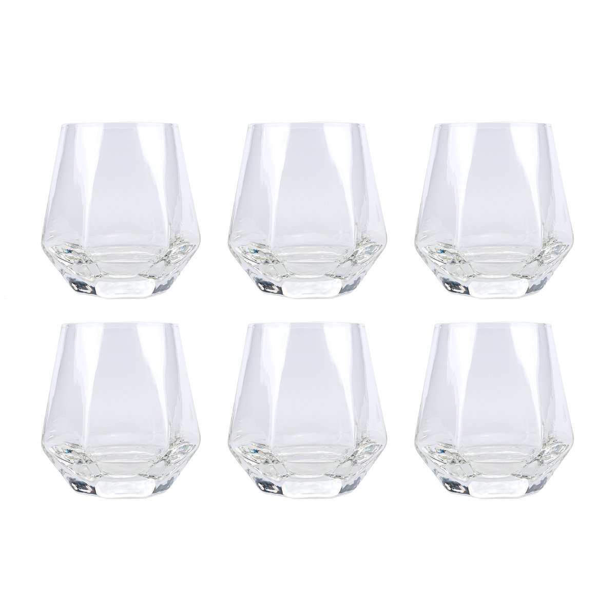 Vargen & Thor Hexa glass 30 cl 6-pack Clear
