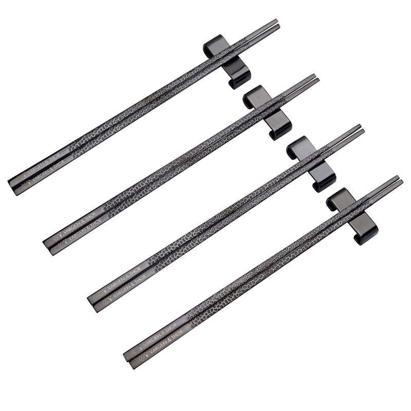 Vargen & Thor Kito Chopsticks 4-pack Black