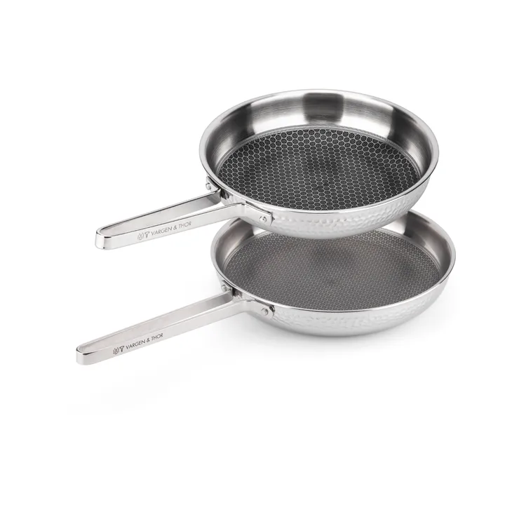 Kroma duo frying pan - Stainless steel, 2 pieces - Vargen & Thor