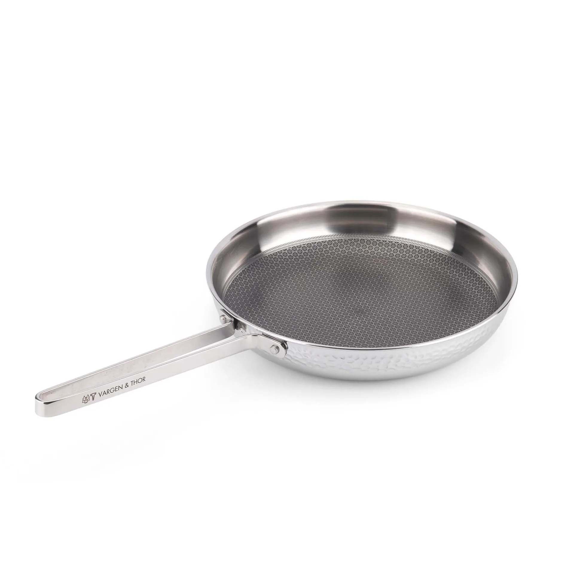 Kroma hammered chrome plated frying pan, Ø28 cm Vargen & Thor
