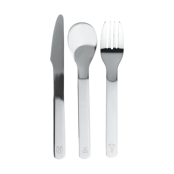 Lupo children's cutlery 9 pieces - Stainless steel - Vargen & Thor