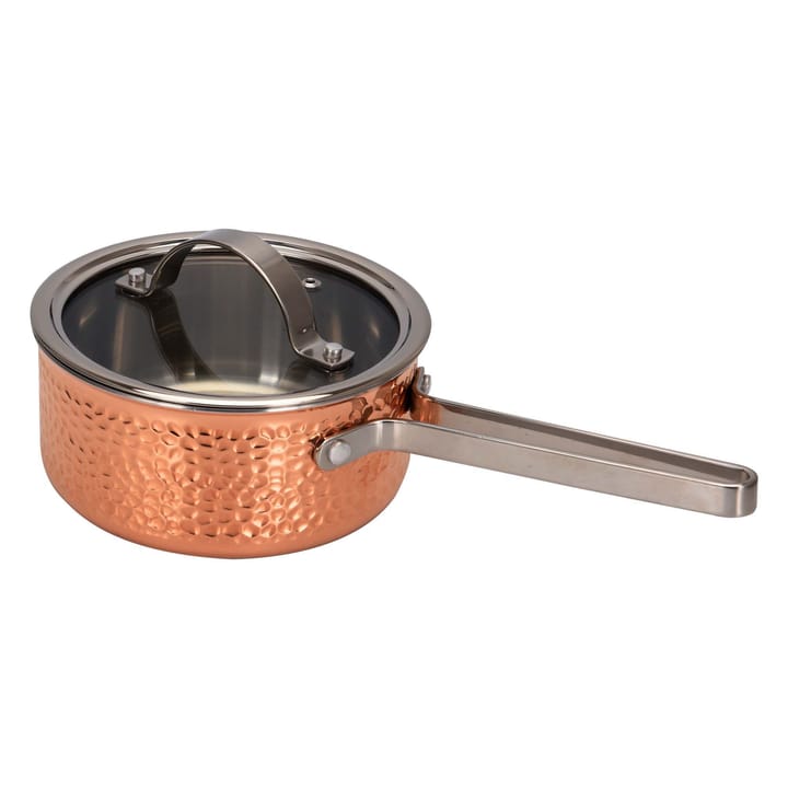 Mjölner hammered copper saucepan with lid - Vera. 1.6 L - Vargen & Thor