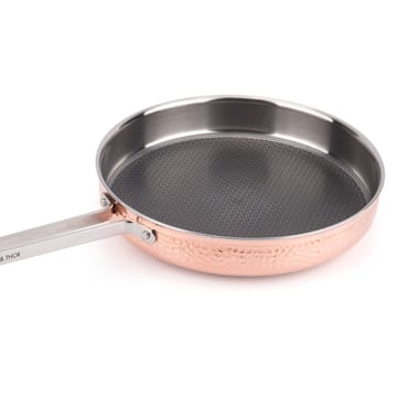 Mjölner hammered sauce pan in copper with lid - Modell Y2 - Vargen & Thor