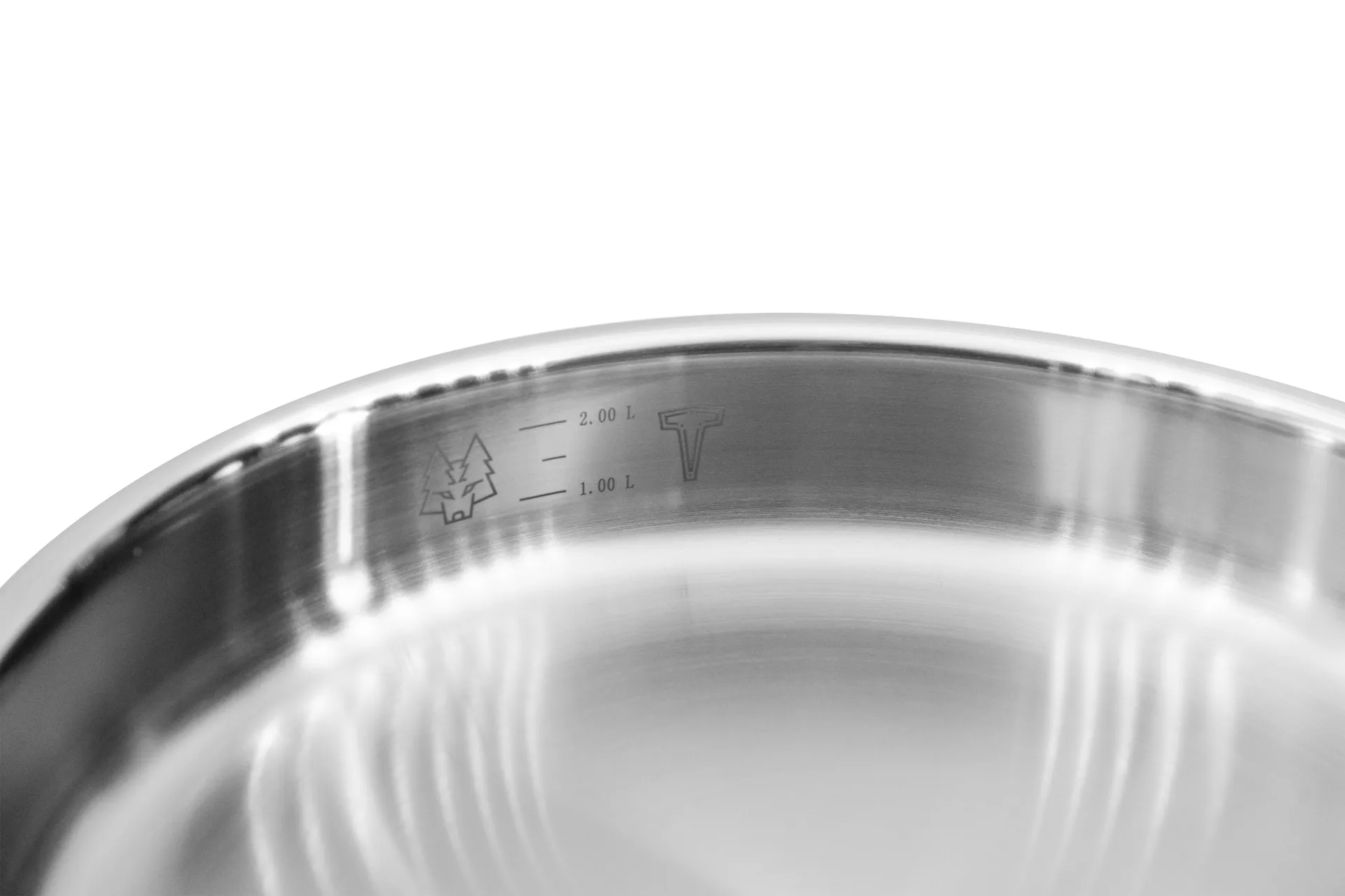 Modell M1 hammered sauce pan Ø28 cm, Chrome with lid Vargen & Thor