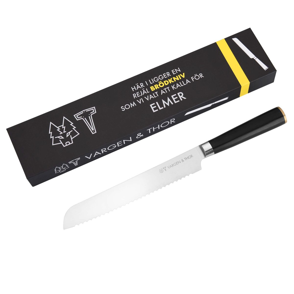 Vargen & Thor Vargavinter bread knife 21 cm Elmer