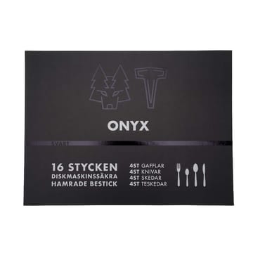 Vargen & Thor cutlery 16 pieces - Onyx. black - Vargen & Thor