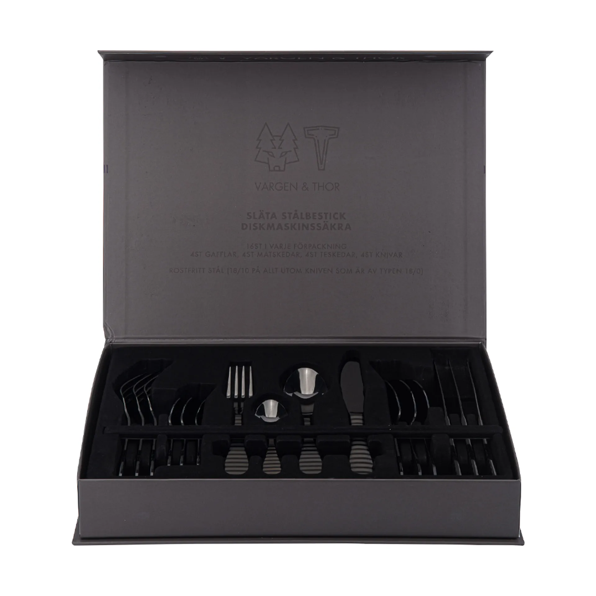 Zebra cutlery, 16 pieces Vargen & Thor