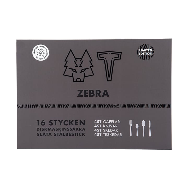 Zebra cutlery, 16 pieces Vargen & Thor