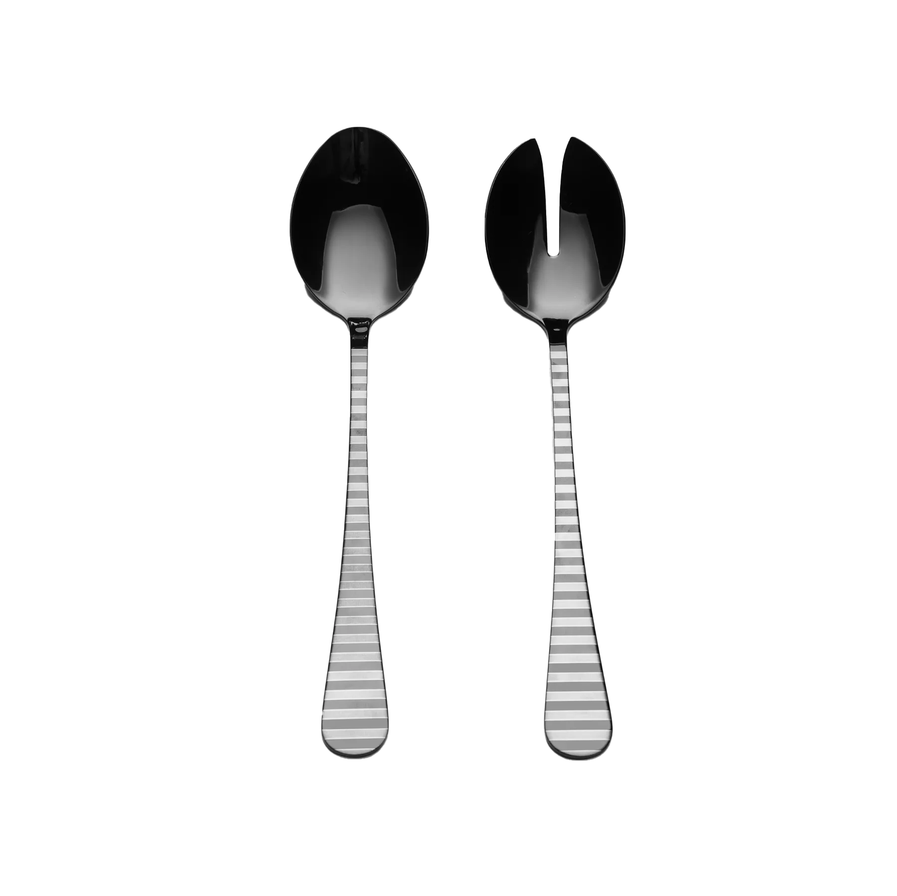 Zebra salad servers 2-pack, Zebra Pattern Vargen & Thor