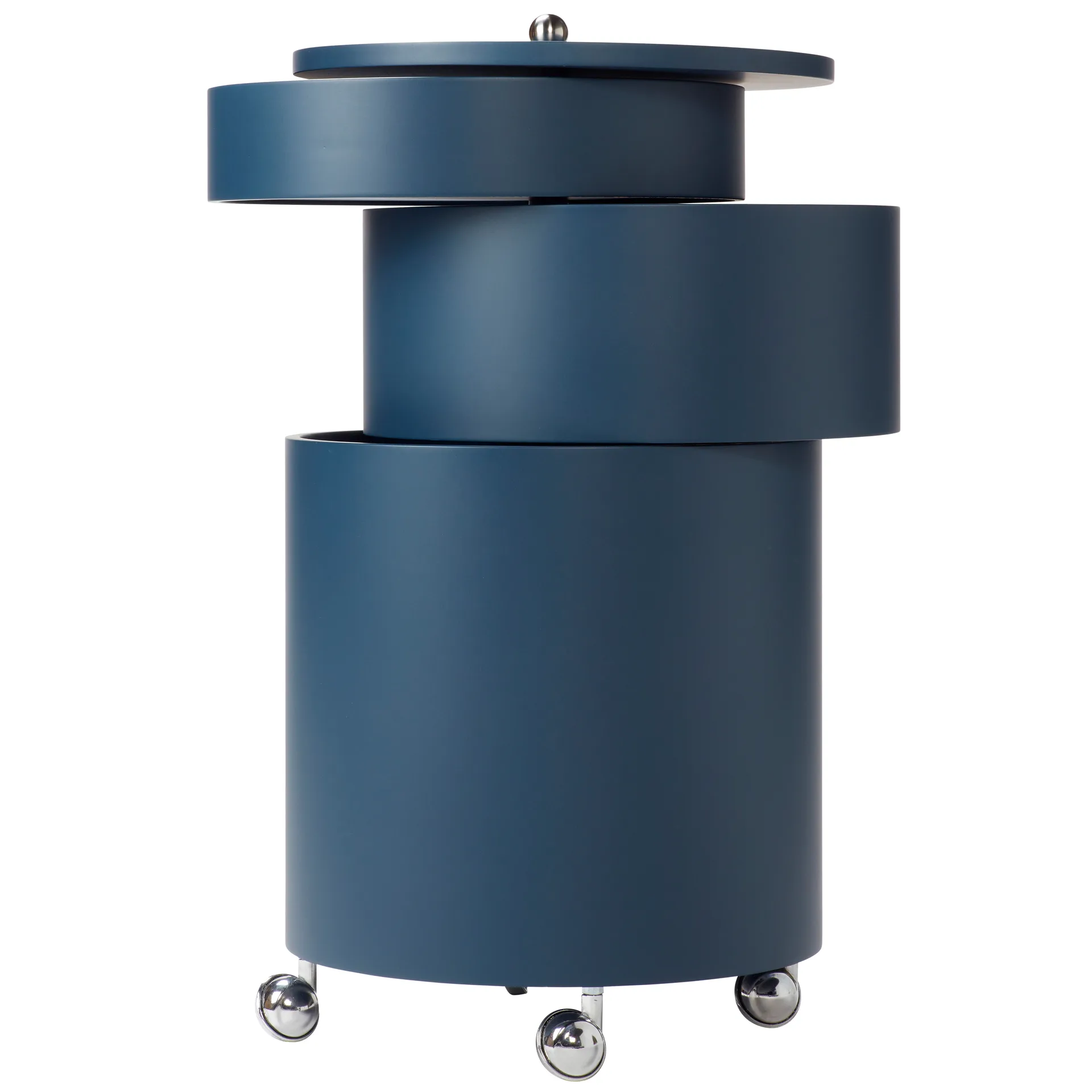 Barboy tea trolley, Blue Verpan