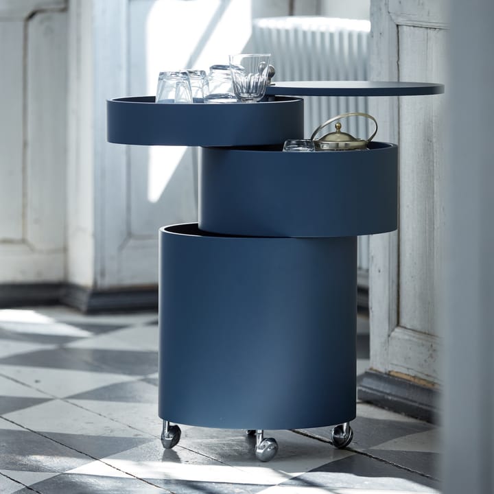 Barboy tea trolley, Blue Verpan