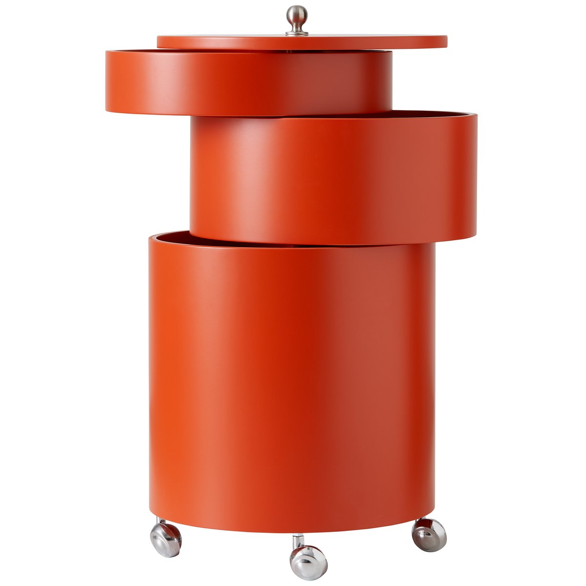Verpan Barboy tea trolley Orange | Scandinavian Design | Side tables | Orange
