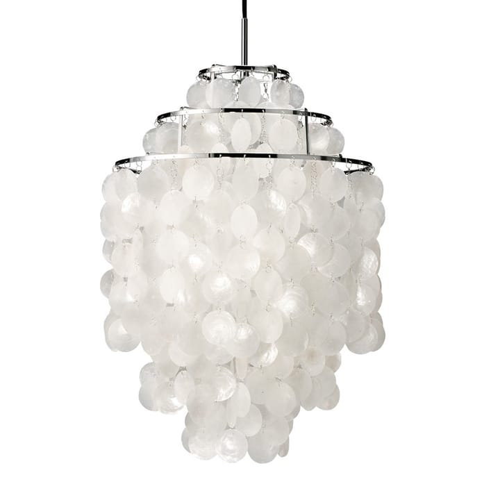 Fun 1 DM pendant lamp - Mother of pearl, chrome - Verpan