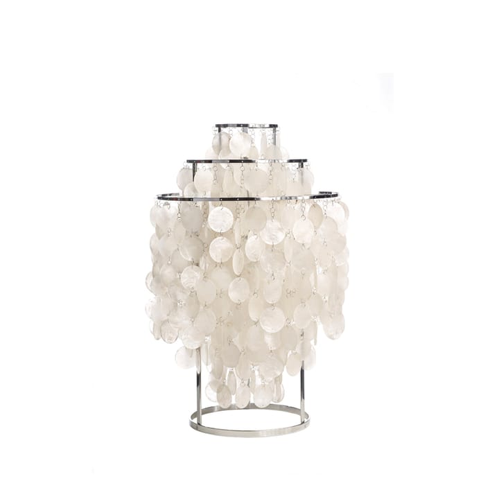 Fun 1 TM table lamp, Mother of pearl, chrome Verpan
