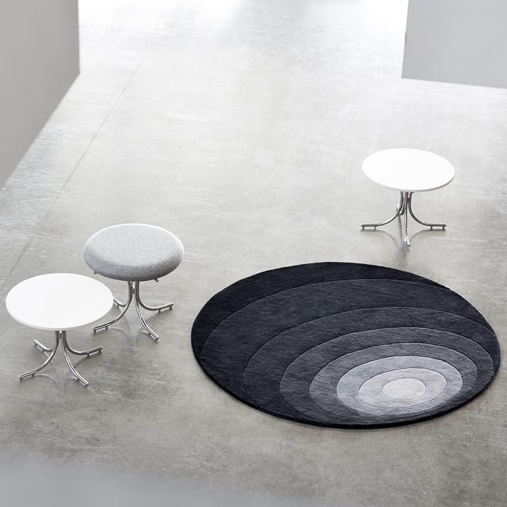 Luna rug  Ø120 cm - Grey - Verpan