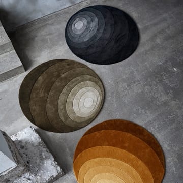 Luna rug  Ø120 cm - Grey - Verpan