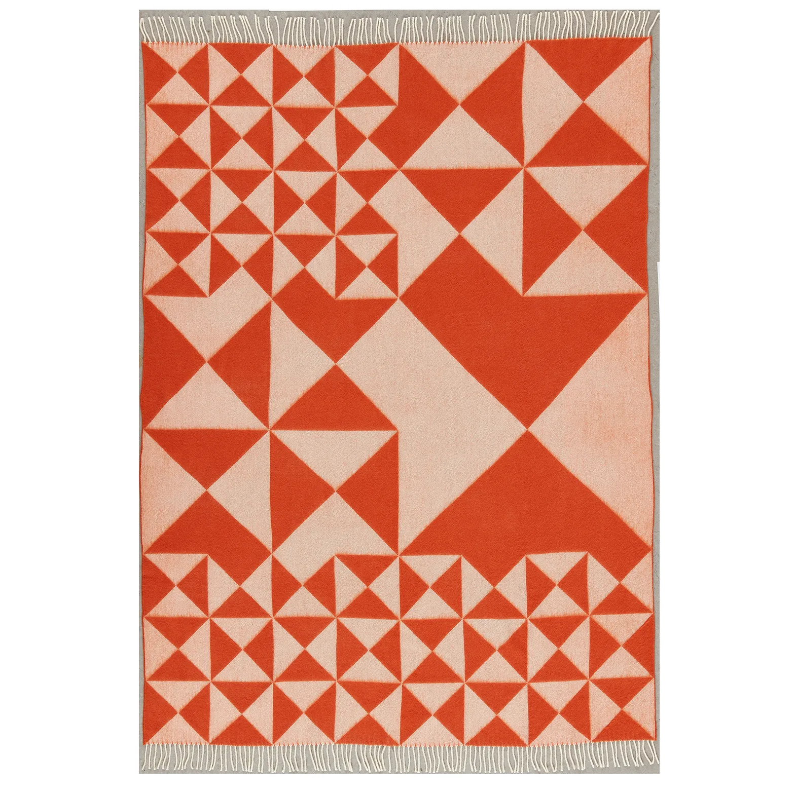 Mirror throw 130x190 cm, Orange Verpan