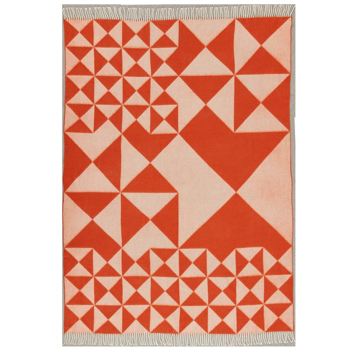 Mirror throw 130x190 cm - orange - Verpan