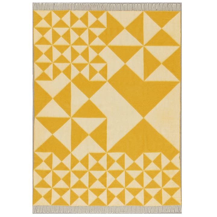 Mirror throw 130x190 cm - yellow - Verpan