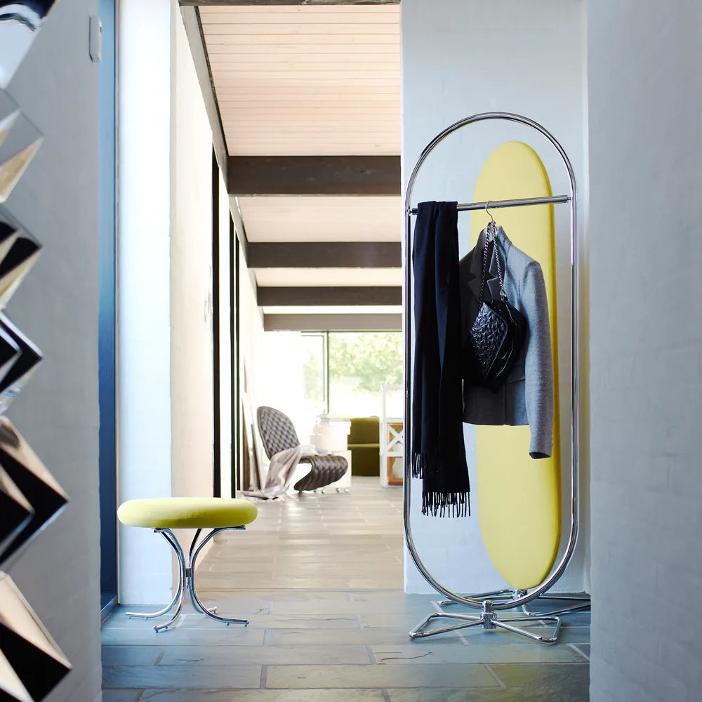 Panton System 123 floor mirror, Chrome Verpan