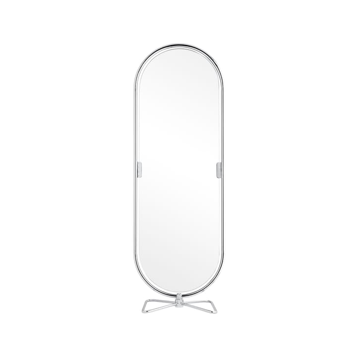 Panton System 123 floor mirror - Chrome - Verpan