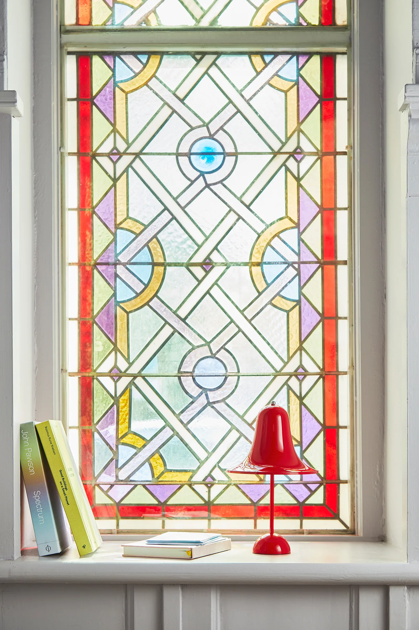 Pantop portable table lamp 30 cm, Bright Red Verpan